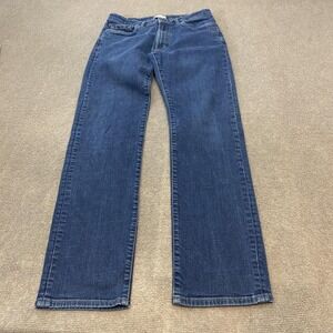 Peter Millar Jeans Mens 32 Fits 31x32 Blue Denim Straight Leg Stretch Classic